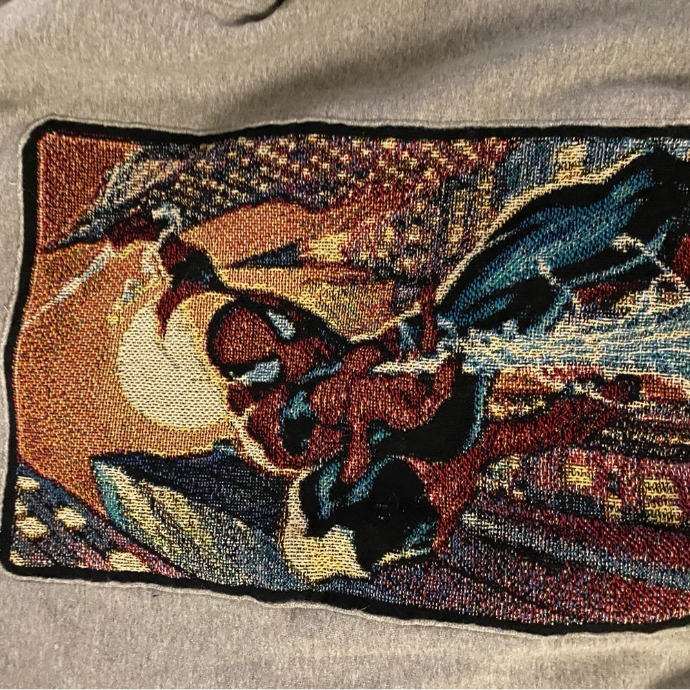 PETERS VISION Embroidered SPIDER MAN gildansweatshirt